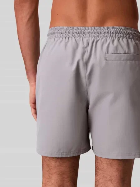 Kąpielówki Calvin Klein Underwear z autografem szare