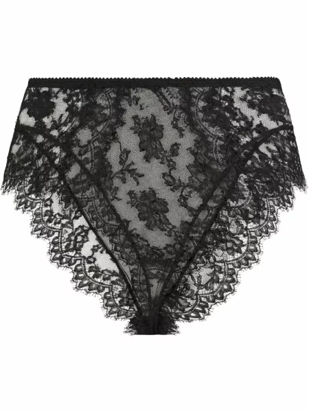 Chiloți Dolce & Gabbana din dantelă negru