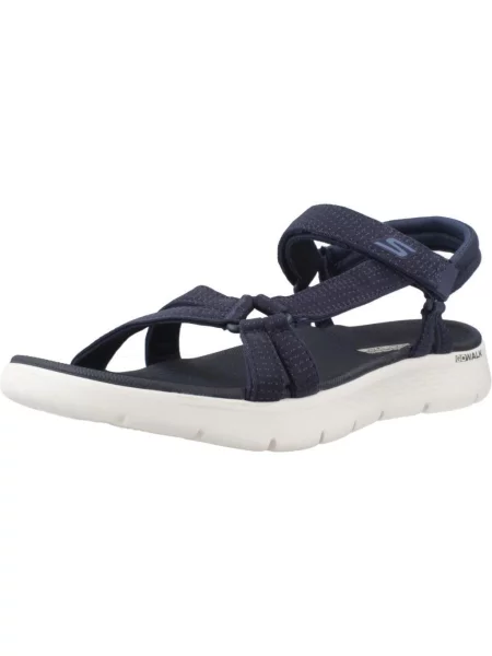 Sandały SKECHERS GO WALK FLEX SANDAL Niebieski białe