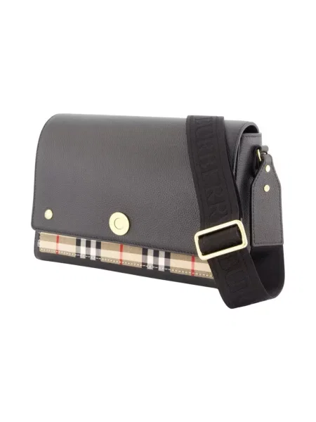 Torebka crossbody Burberry skórzana czarna