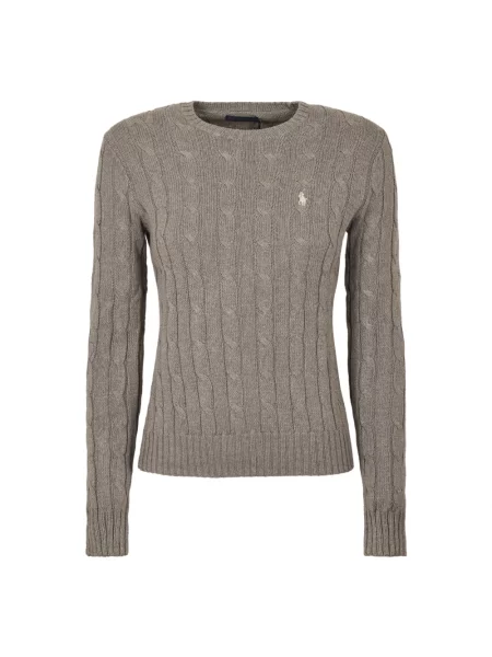 Polo Ralph Lauren Swetry Kobieta M Sweter z Okrągłym Dekoltem szary