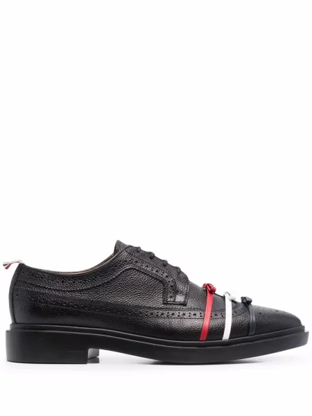 Pantofi Thom Browne cu funde negru