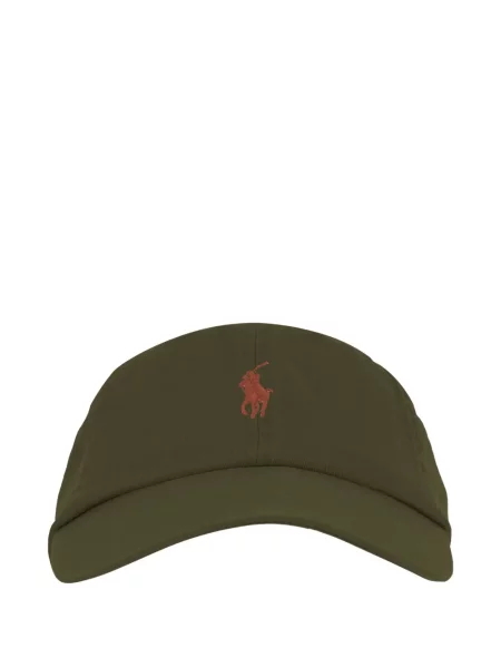 Hanorac cu glugă Polo Ralph Lauren cu broderie de lână în carouri verde