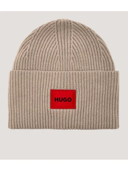 HUGO De lână căciulă Saffa bej