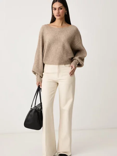 Guess pulover pentru femei EMILY bej