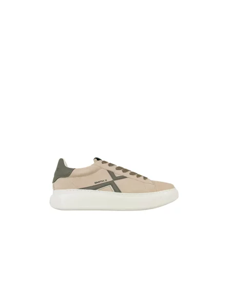 Sneakersy Alexander Smith skórzane beżowe