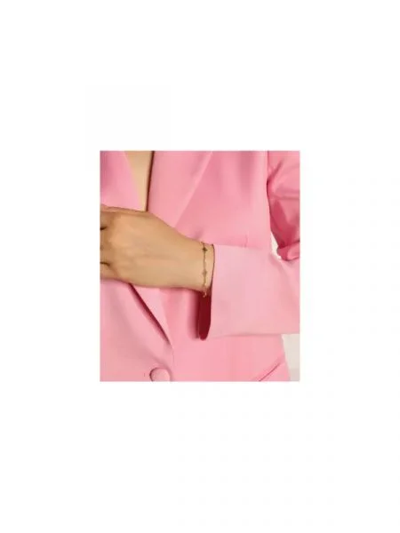 TORY BURCH Karkötő Kira Pearl Delicate Chain Brclt sárga