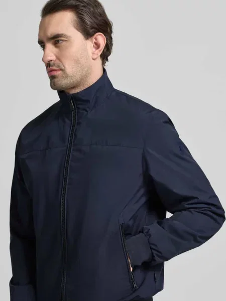 Kurtka o kroju regular fit ze stójką model ‘Finlay’ Save The Duck granatowa