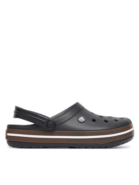 Crocs Dreváky svetlohnedá biela čierna