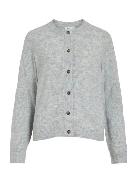VILA Geacă tricotată deschis gri