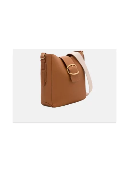 Torebka crossbody Carolina Herrera skórzana brązowa