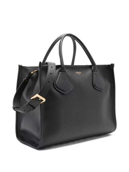 Geantă shopper Lancel din piele negru