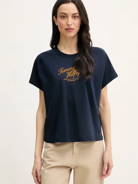 Tommy Hilfiger t-shirt γυναικείο μπλε