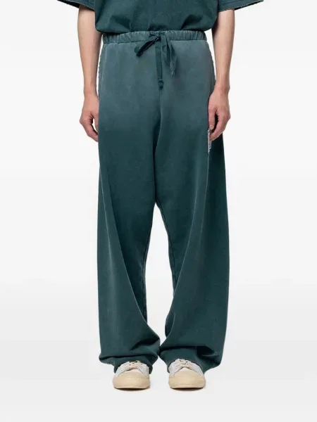 Pantaloni Maison Mihara Yasuhiro zdrențuiți verde
