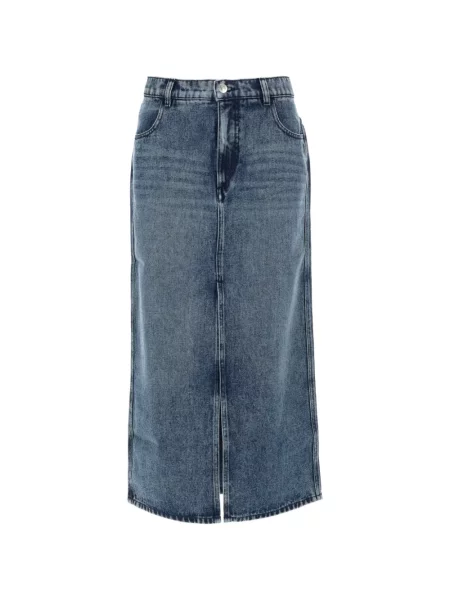 Fustă din denim Isabel Marant albastru
