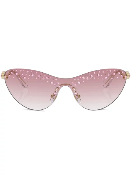 Ochelari de soare Swarovski de cristal auriu