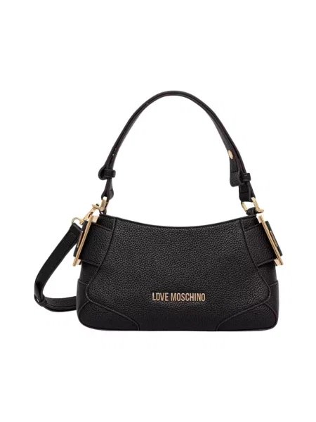 Love Moschino torebka crossbody z imitacji skóry czarna