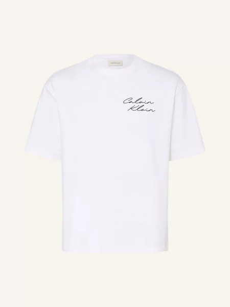 Calvin Klein Jeans Tričko / černá bílá