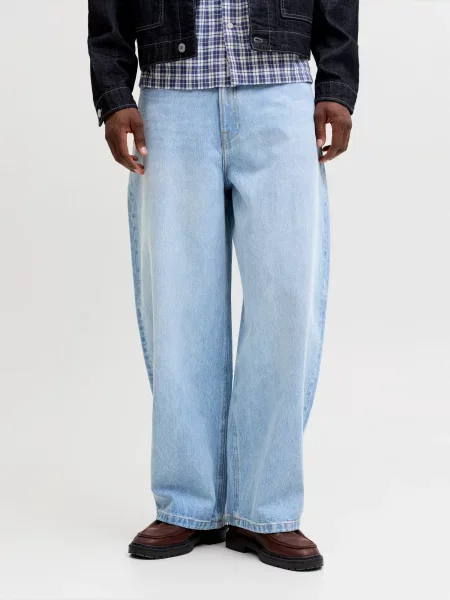 JACK & JONES Džínsy JJIJOEY denim modrá