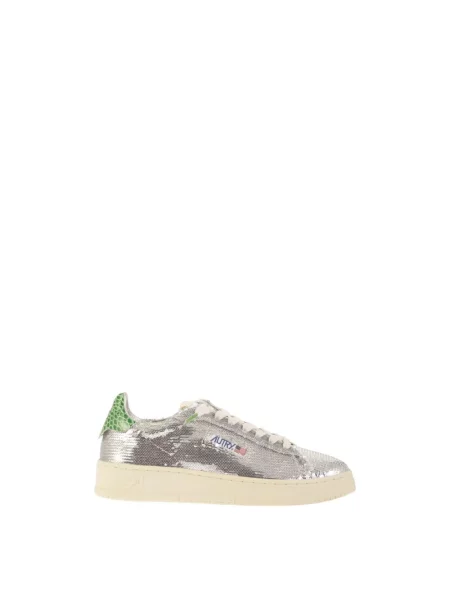 Sneakersy Autry skórzane szare