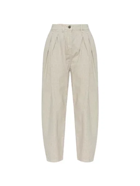 Pantaloni Allsaints cu imagine cu model leopard