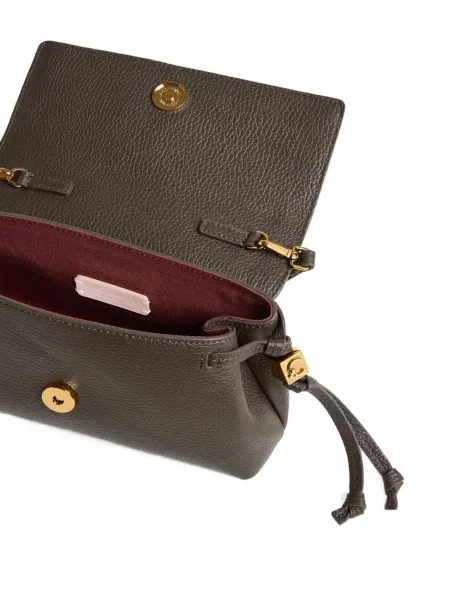 Geanta crossbody Coccinelle din piele maro
