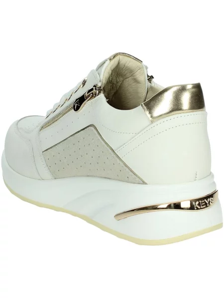 Pantofi Keys alb