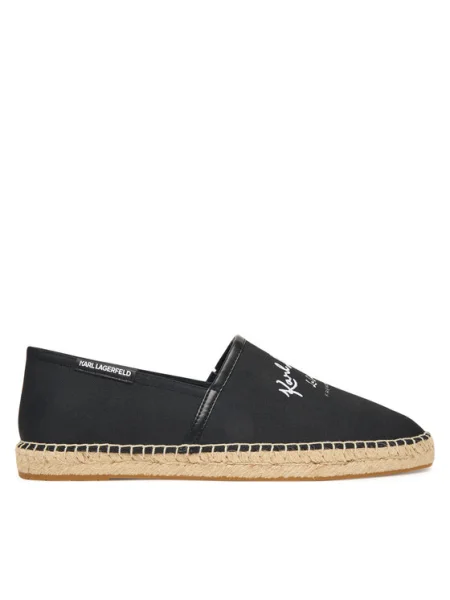 Espadrilles KARL LAGERFELD fekete