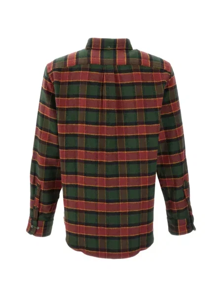 Карирана фланелена риза Portuguese Flannel зелено