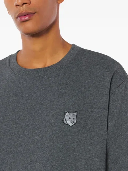 Tricou Maison Kitsune gri