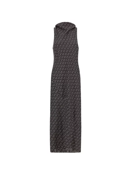 Rochie maxi Herno cu imagine negru