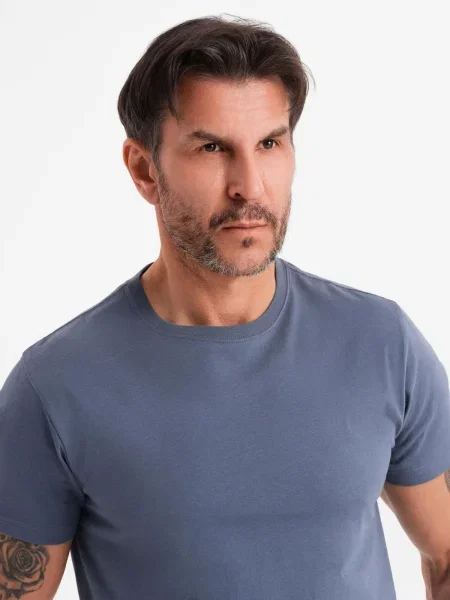 Tricou Ombre clasic albastru