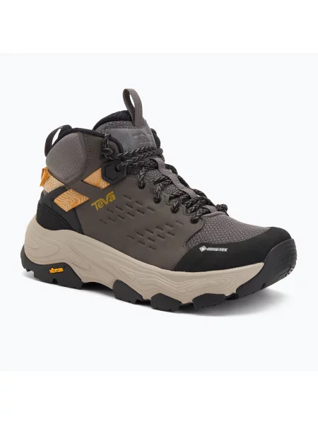 Încălțăminte de trekking pentru bărbați Teva Grandview Max GTX charcoal/black negru