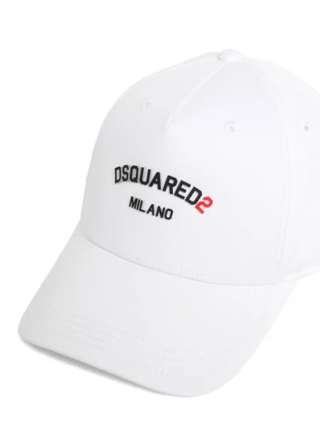 Czapka z daszkiem dziecięca Dsquared2 biała