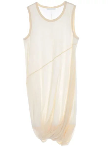 Przezroczysta sukienka Helmut Lang garniturowa