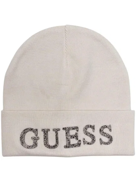 Guess Căciulă Écru bej