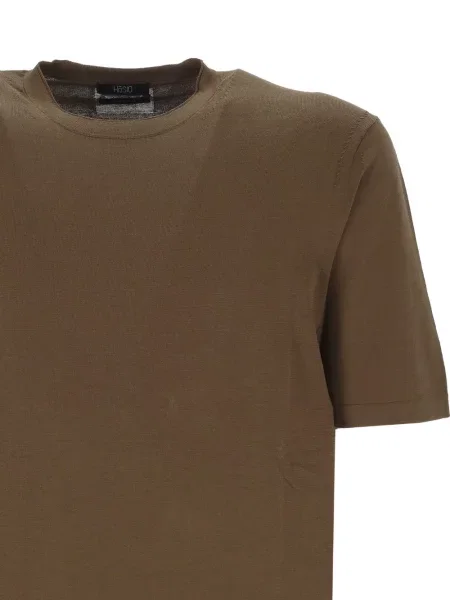 Tricou Hosio tricotate maro