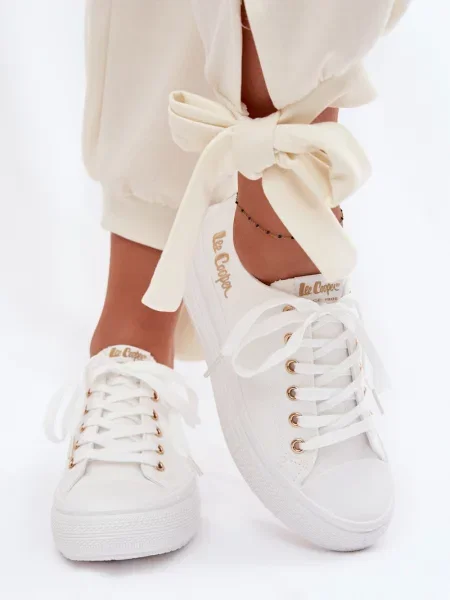Tenisky Lee Cooper white bílé