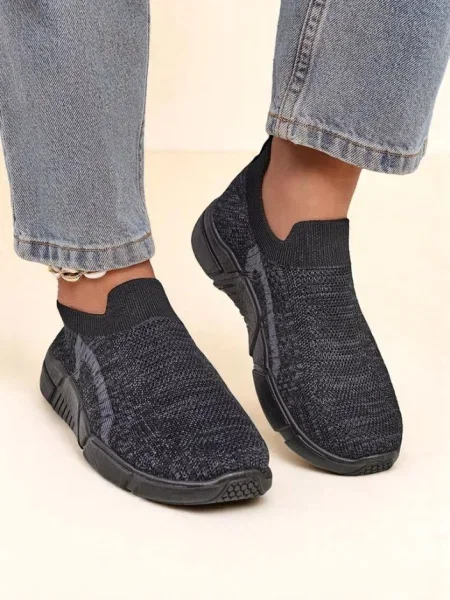 Teniși Resti slip-on negru