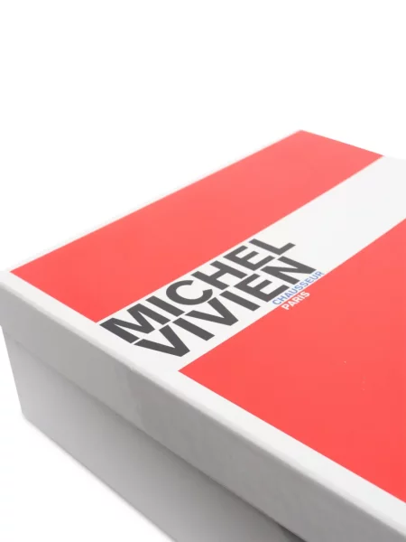 Bőr bakancs Michel Vivien fekete