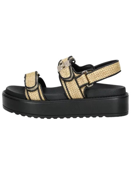 STEVE MADDEN Sandále Bigmona šampanské čierna
