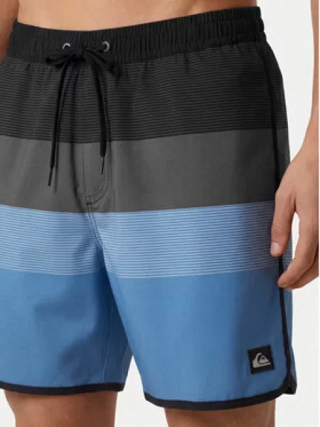 Quiksilver Úszónadrág Stretch Scallop Volley 16 Kék fekete
