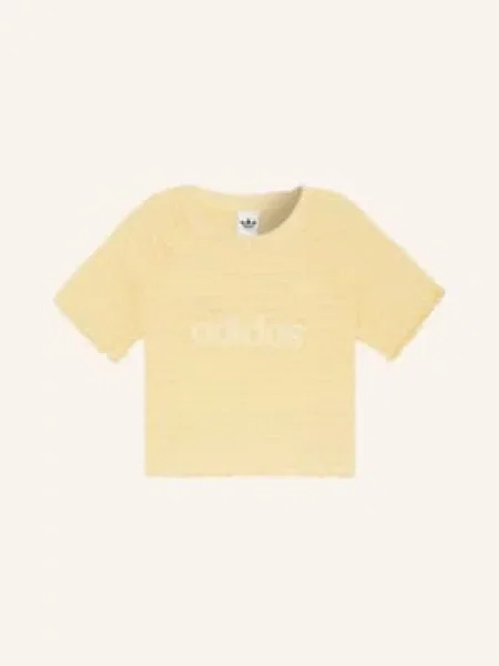 Adidas Originals Tričko Z Meshové Tkaniny žlutá
