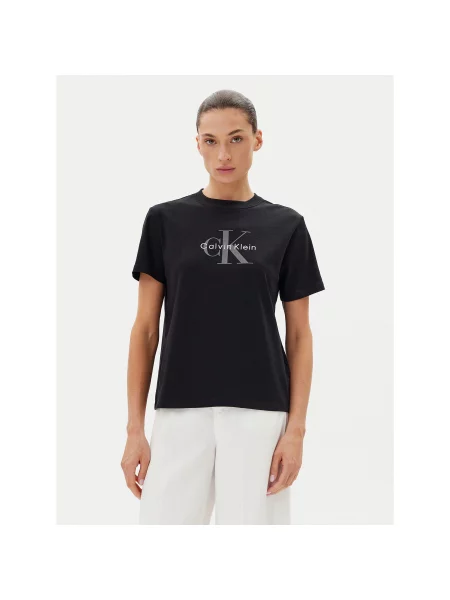 Calvin Klein Jeans Marškinėliai Hero Regular Fit juoda