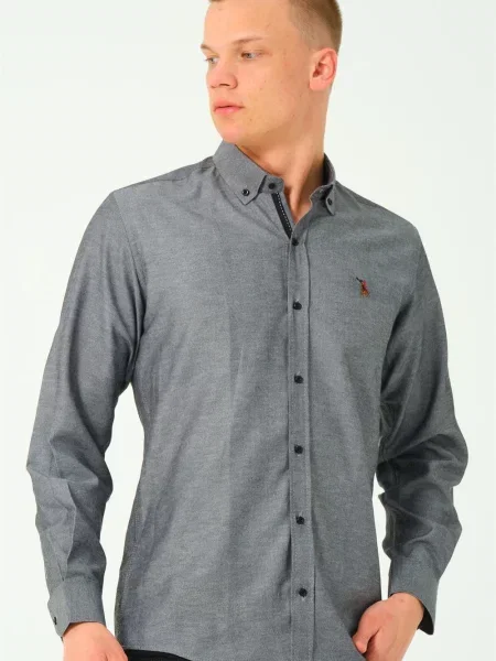 Cămașă Dewberry gri