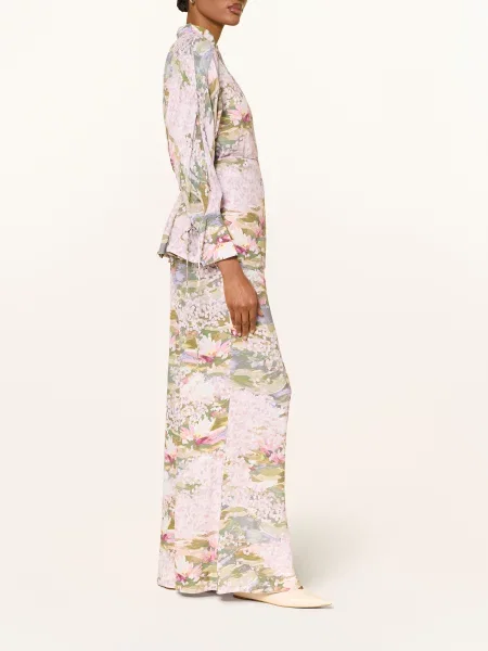 Ted Baker Spodnie Marlene Spiree pink zielone