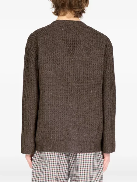 Cardigan Maison Margiela de lână maro