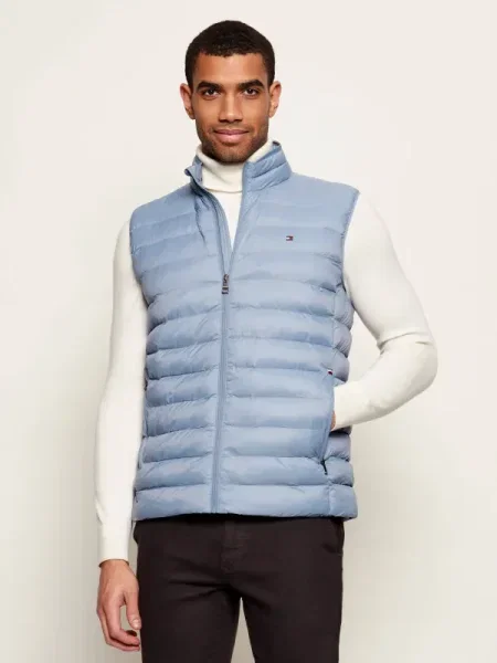 Tommy Hilfiger Szteppelt mellény | regular fit kék