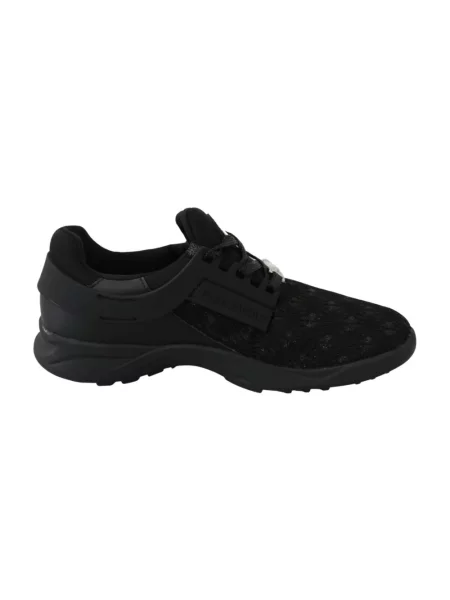Sneakersy Plein Sport do biegania wiązane czarne
