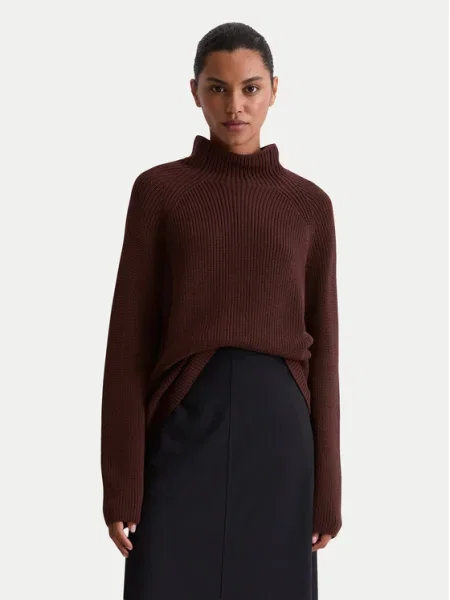 Marc O'Polo Bluză cu gât Vișiniu